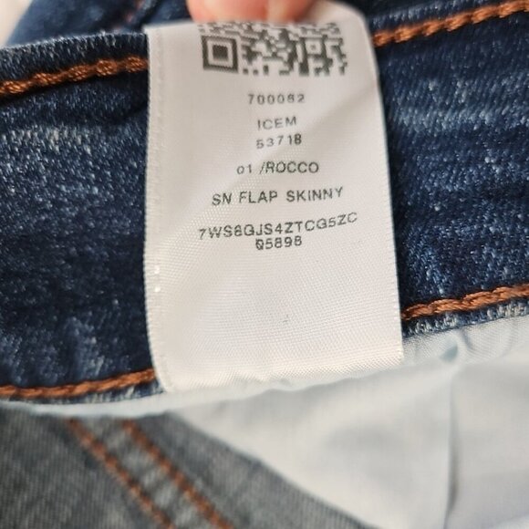 True Religion Rocco Jeans Men's 36x32 Dark Wash NEW Flap Pockets Relaxed NWT - Picture 10 of 16